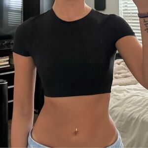 Black aerie smoothiez top
